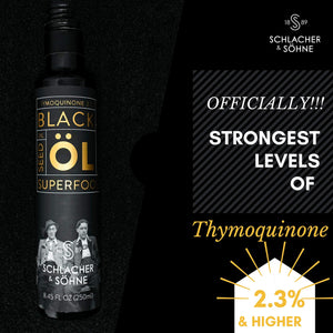 Schlacher & Söhne MILD Taste Black Seed Oil: 100% Pure, Cold Pressed, (8.4 FL OZ)